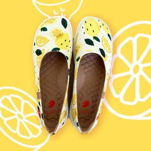 UIN Lemon Juice Canvas Slip-on Ballet Shoes (NEW)